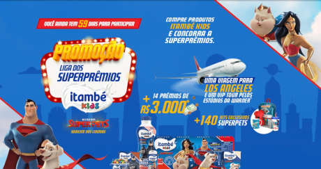Promoção Itambé Kids Liga dos Super Prêmios