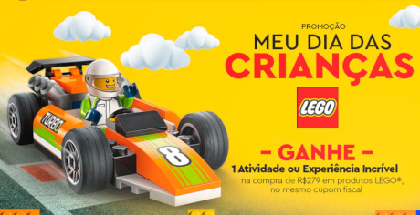 Promoção Meu Dia das Crianças Lego