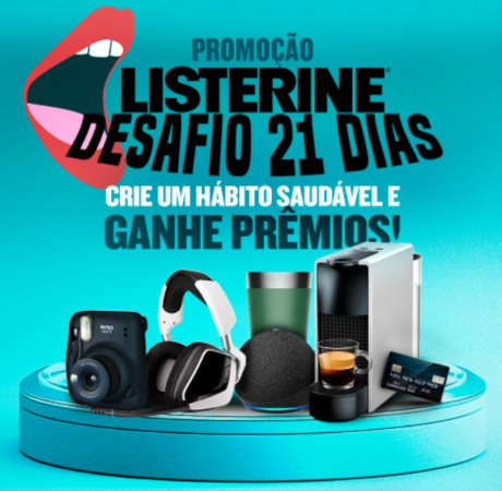 Promoção Listerine Desafio 21 Dias