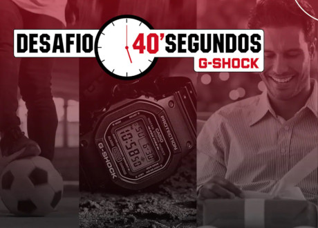 Promoção Desafio 40 Segundos G-Shock