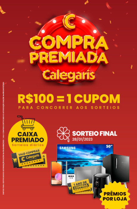 Promoção Compra Premiada Calegaris