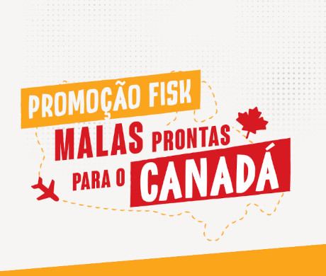 Promoção Fisk Malas Prontas para o Canadá