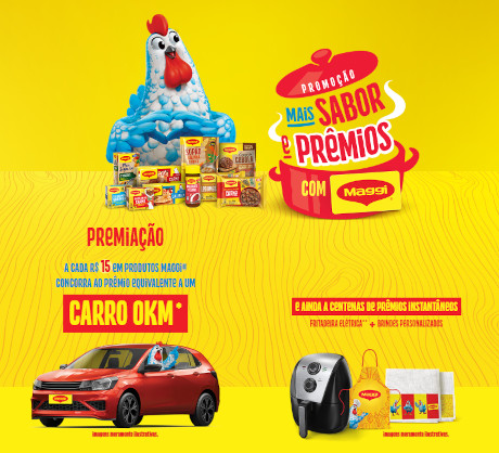 Promoção Mais Sabor e Prêmios com Maggi
