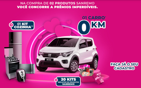 Promoção Sanremo Apaixonados por Prêmios