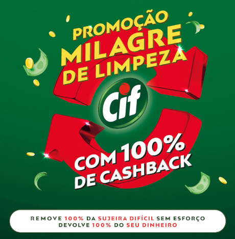 Promoção Cif Milagre de Limpeza