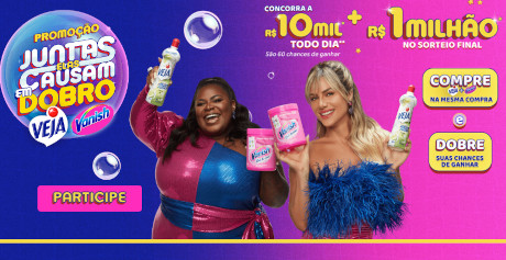 Promoção Veja e Vanish Juntas Elas Causam Em Dobro