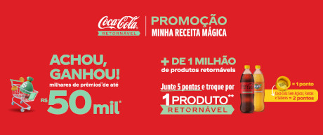 Promoção Coca-Cola Minha Receita Mágica