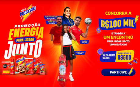 Promoção Nescau Energia Para Jogar Junto