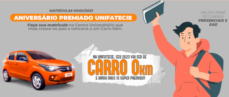 Promoção Aniversário Premiado Unifatecie