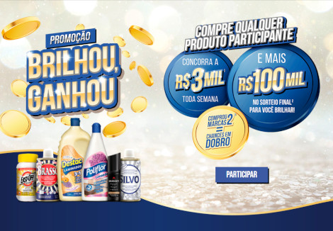 Promoção Reckitt Brilhou, Ganhou