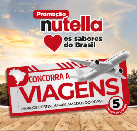 Promoção Nutella Ama Os Sabores do Brasil