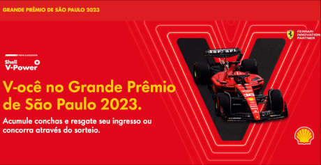 Promoção Você no GP com Shell V-Power