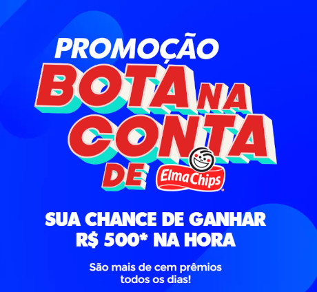 Promoção Bota na Conta de Elma Chips