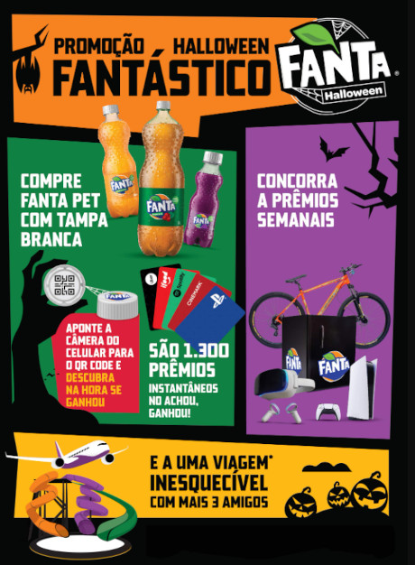 Promoção Fanta Halloween Fantástico