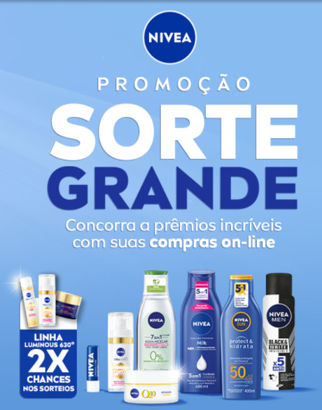 Promoção Nivea Sorte Grande