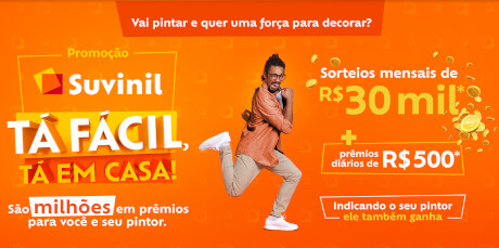 Promoção Suvinil, Tá Facil, Tá Em Casa