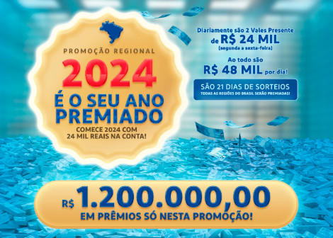 Promoção Tele Sena 2024 É O Seu Ano Premiado