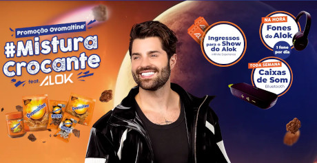 Promoção Ovomaltine Mistura Crocante Feat Alok