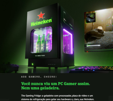 Promoção Heineken The Gaming Fridge