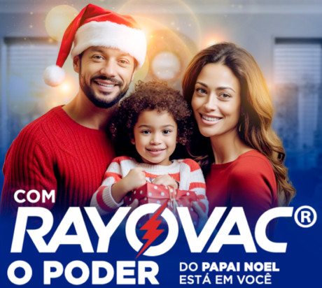 Promoção com Rayovac O Poder do Papai Noel Está em Você
