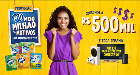 Promoção MID Meio Milhão de Motivos