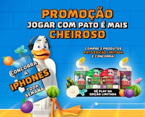 Promoção Jogar com Pato é Mais Cheiroso