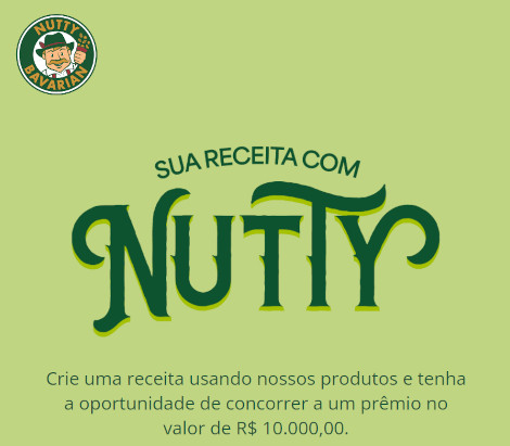 Promoção Sua Receita com Nutty