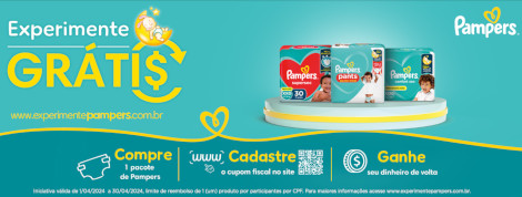 Promoção Experimente Grátis Pampers