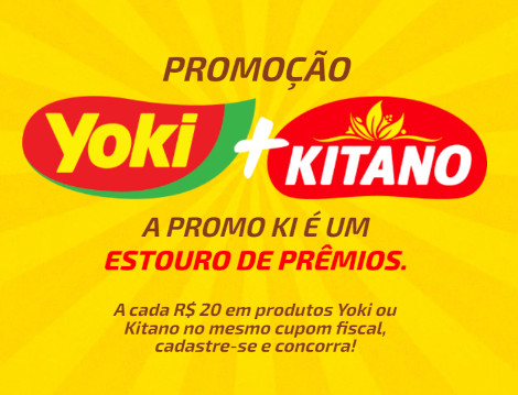 Promoção Yoki + Kitano Estouro de Prêmios