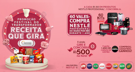 Promoção Nestlé Festival do Transformador Receita Que Gira