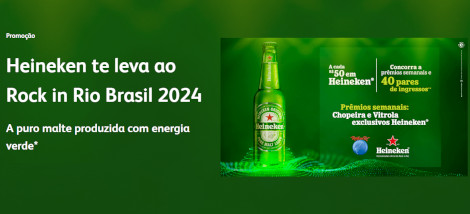 Promoção Heineken Te Leva Ao Rock In Rio Brasil 2024