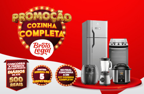 Promoção Broto Legal Cozinha Completa