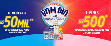 Promoção Bom Dia com Danone e Danoninho