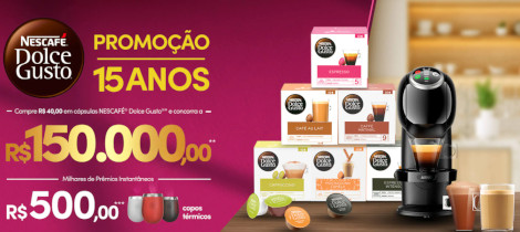 Promoção 15 Anos Dolce Gusto