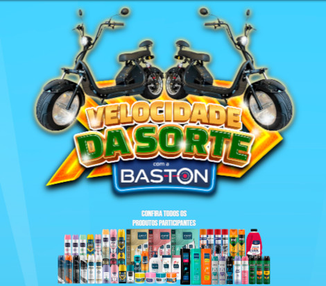 Promoção Velocidade da Sorte com a Baston