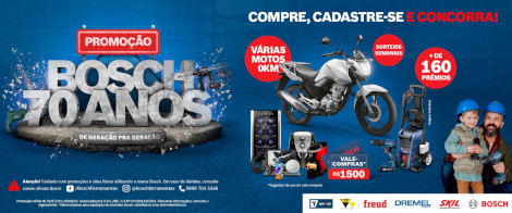 Promoção Bosch 70 Anos