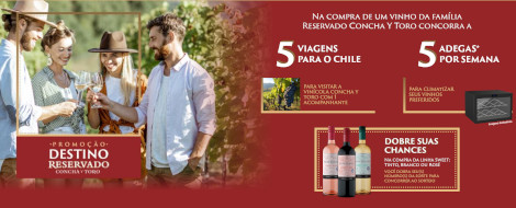Promoção Destino Reservado Concha Y Toro