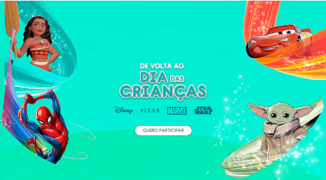 Promoção Disney + De Volta ao Dia das Crianças