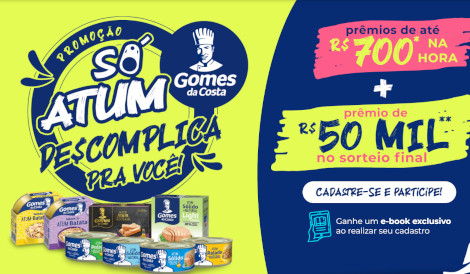 Promoção Gomes da Costa Só Atum Descomplica Pra Você
