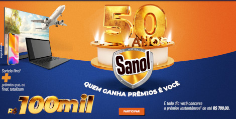 Promoção Sanol 50 Anos