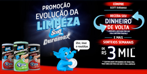 Promoção Evolução da Limpeza Scott Duramax