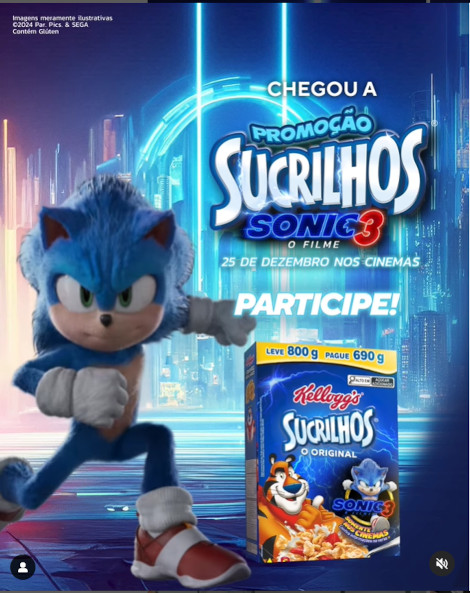 Promoção Sonic 3 e Sucrilhos Te Levam Para Tóquio