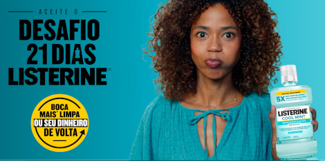 Promoção Desafio 21 Dias Listerine