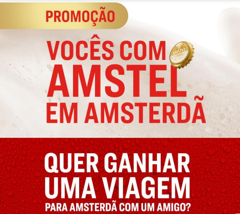 Promoção Vocês com Amstel em Amsterdã