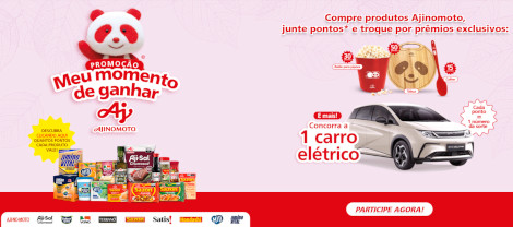 Promoção Meu Momento de Ganhar Ajinomoto 2025