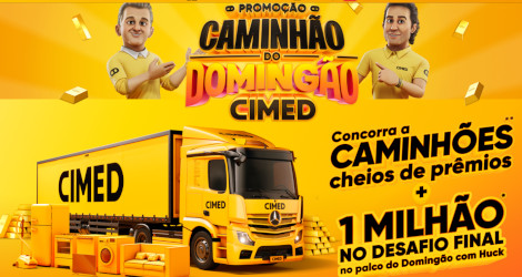 Promoção Caminhão do Domingão Cimed