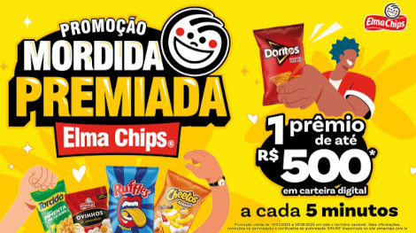 Promoção Elma Chips Mordida Premiada 2025