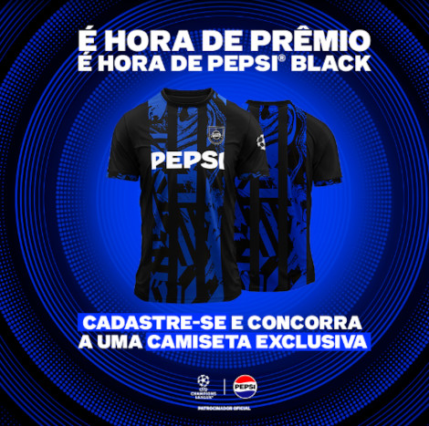 Promoção Pepsi Black UEFA 2025
