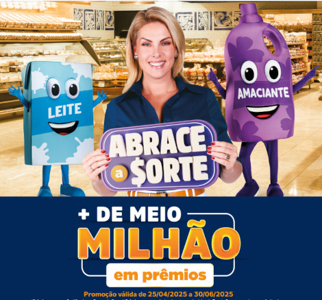 Promoção Abrace a Sorte 2025 Tauste