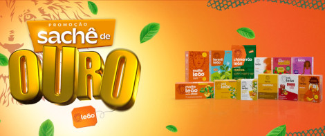 Promoção Sachê de Ouro Chás Leão
